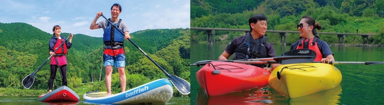 四万十川 カヤック カヌー サップ　SUP 初心者